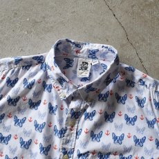 画像4: 1990s KENNINGTON 半袖総柄シャツ　 表記XXL  (4)