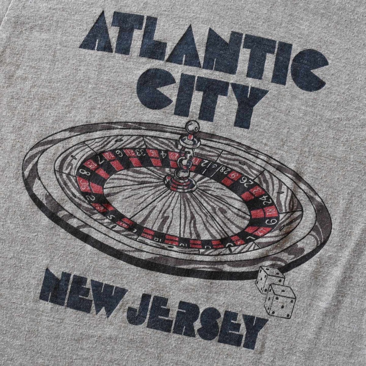 画像4: 1980s ATLANTIC CITY 杢リンガーTシャツ　 "MADE IN USA"　 表記M  (4)