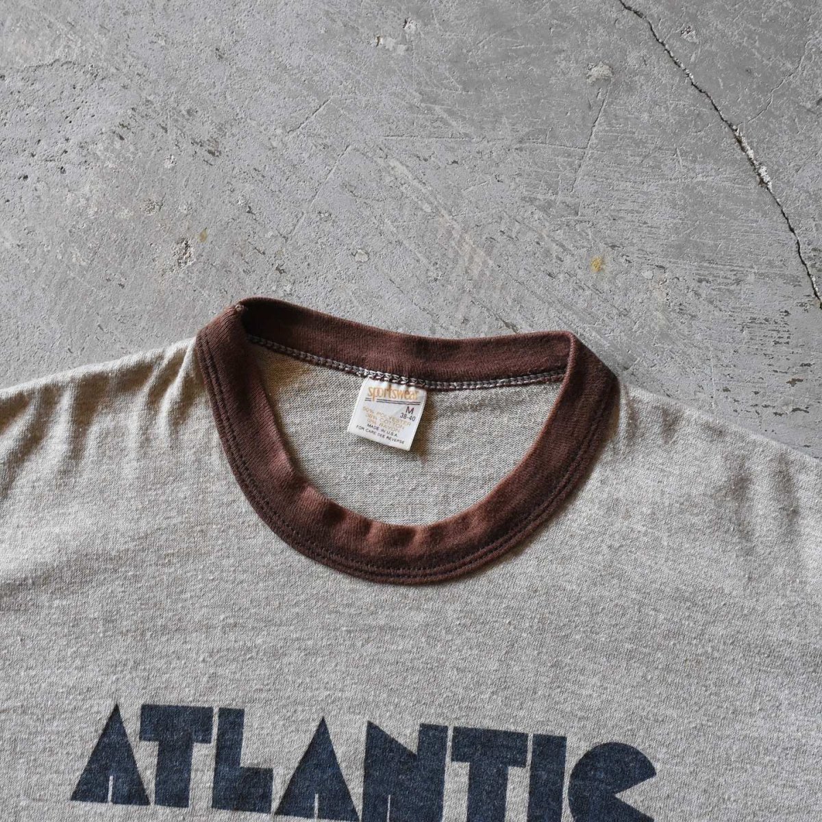 画像3: 1980s ATLANTIC CITY 杢リンガーTシャツ　 "MADE IN USA"　 表記M  (3)