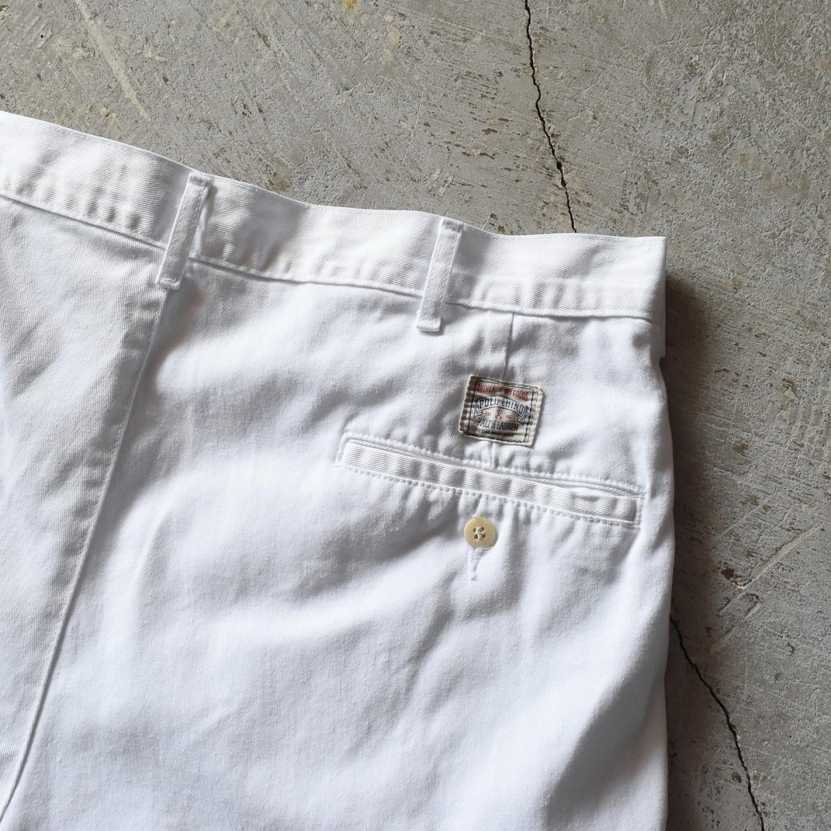 画像9: 1990s Polo by RalphLauren POLO CHINO チノショーツ　 "MADE IN USA"　 表記W36  (9)