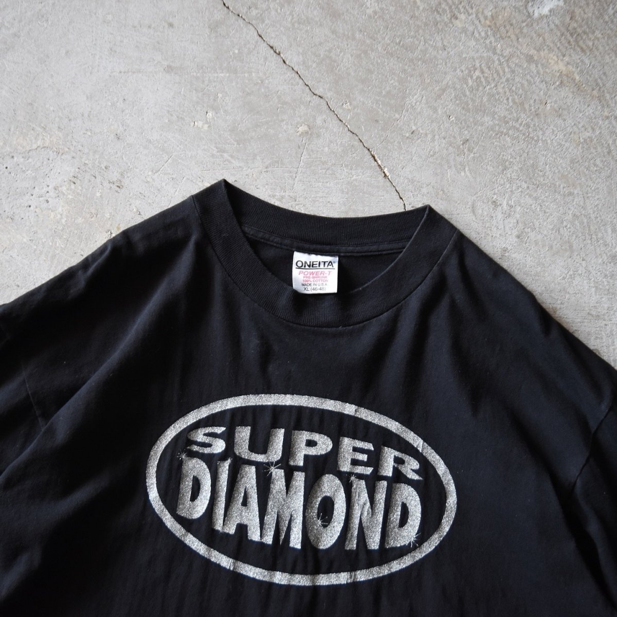 画像3: 1990s SUPER DIAMOND ラメプリントTシャツ　 "MADE IN USA"　 表記XL  (3)