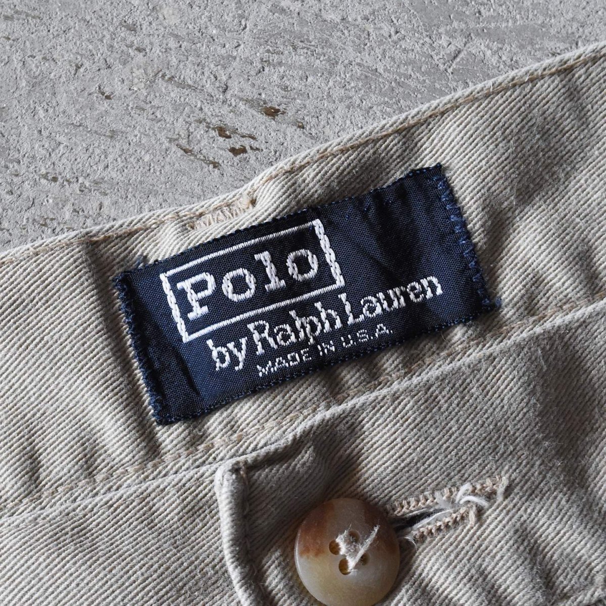 画像5: 1990s Polo by RalphLauren POLO CHINO チノショーツ　 "MADE IN USA"　 表記W36  (5)