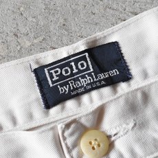 画像5: 1990s Polo by RalphLauren POLO CHINO チノショーツ　 "MADE IN USA"　 表記W31  (5)