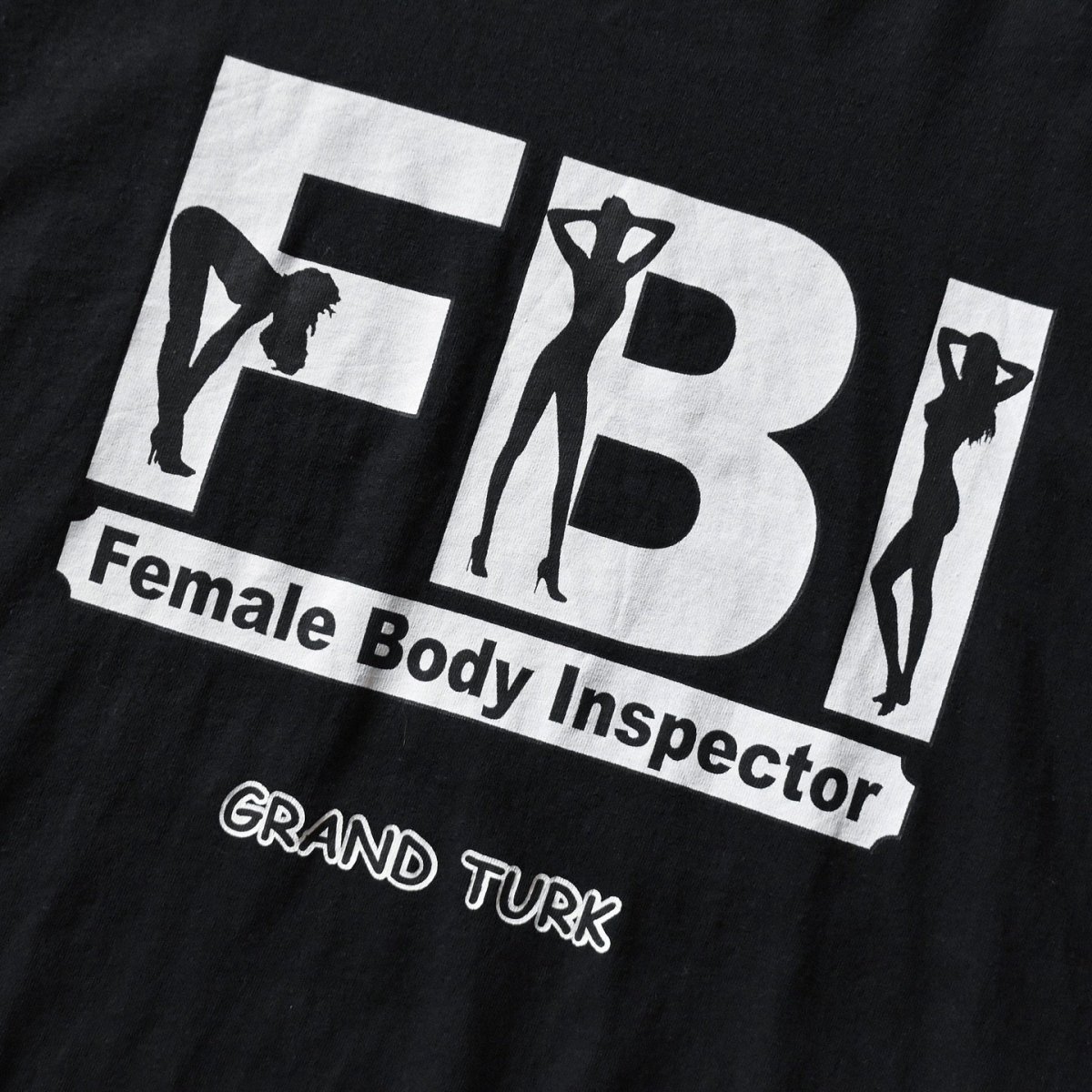 画像4: FBI "Female Body Inspector" エロTシャツ　 表記XL  (4)