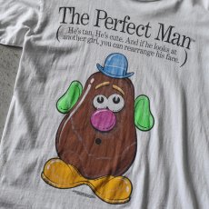 画像5: 1990s Mr.POTATO HEAD "The Perfect Man" ジョークTシャツ　 表記M  (5)