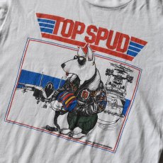 画像4: 1980s "TOP SPUD" TOP GUNパロディTシャツ　 "MADE IN USA"　 表記L  (4)