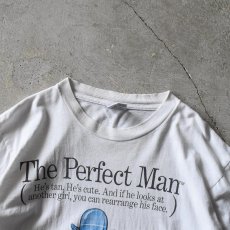 画像4: 1990s Mr.POTATO HEAD "The Perfect Man" ジョークTシャツ　 表記M  (4)