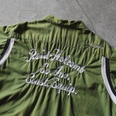 画像11: 1960s HILTON ボーリングシャツ　 "チェーンステッチ"　 表記XL  (11)