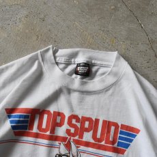 画像3: 1980s "TOP SPUD" TOP GUNパロディTシャツ　 "MADE IN USA"　 表記L  (3)