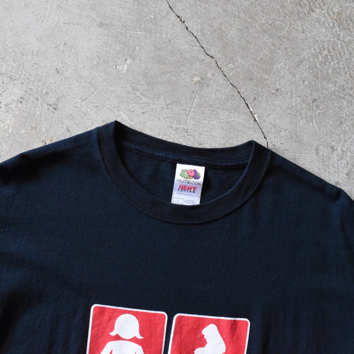画像3: お前の彼女俺の彼女マウントTシャツ　 表記L  (3)