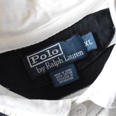 画像3: Polo by Ralph Lauren ラガーシャツ　 "ワイドボーダー＆ステンシル"　 表記XL  (3)