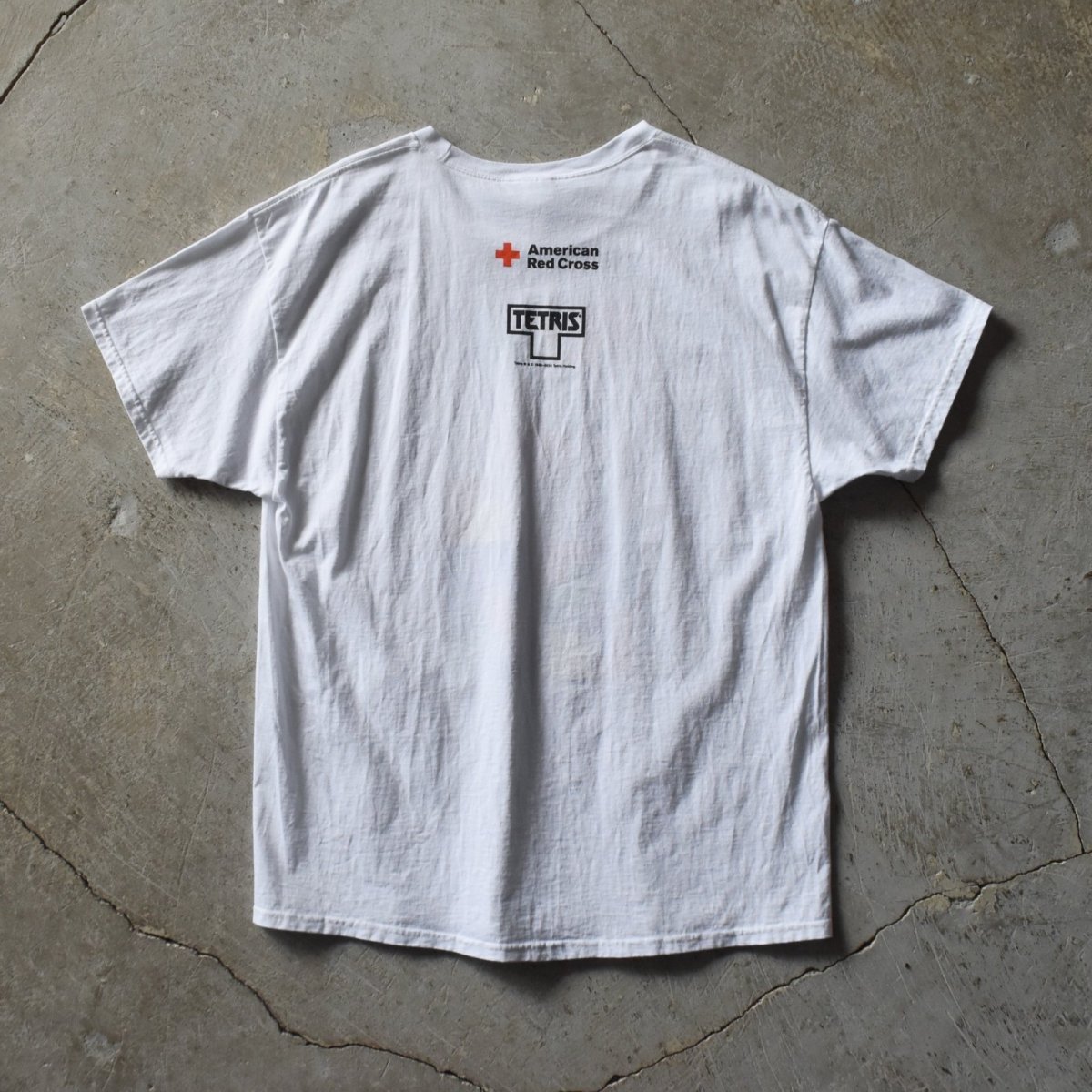 画像2: TETRIS × AMERICAN RED CROSS コラボTシャツ　 表記XL  (2)