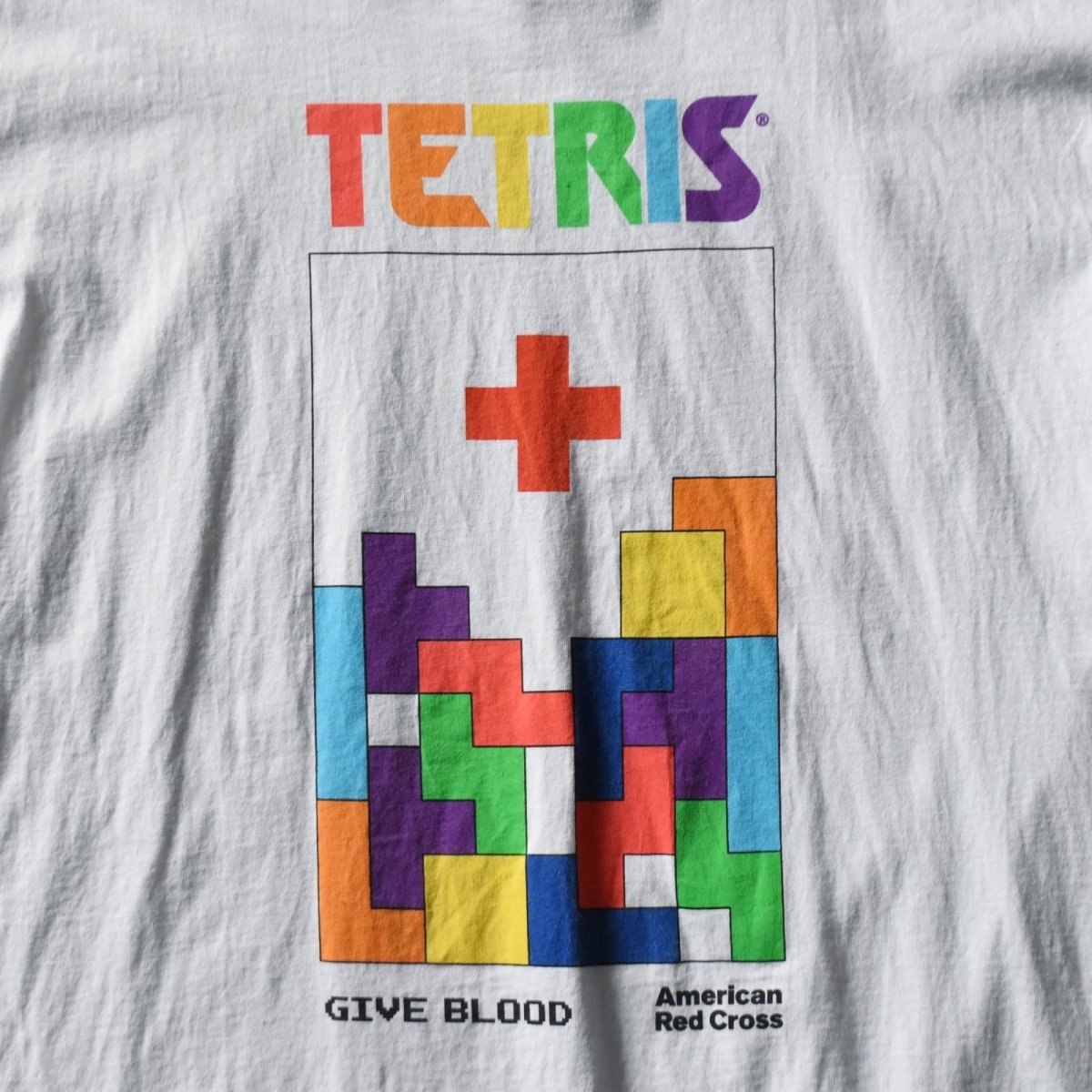 画像5: TETRIS × AMERICAN RED CROSS コラボTシャツ　 表記XL  (5)