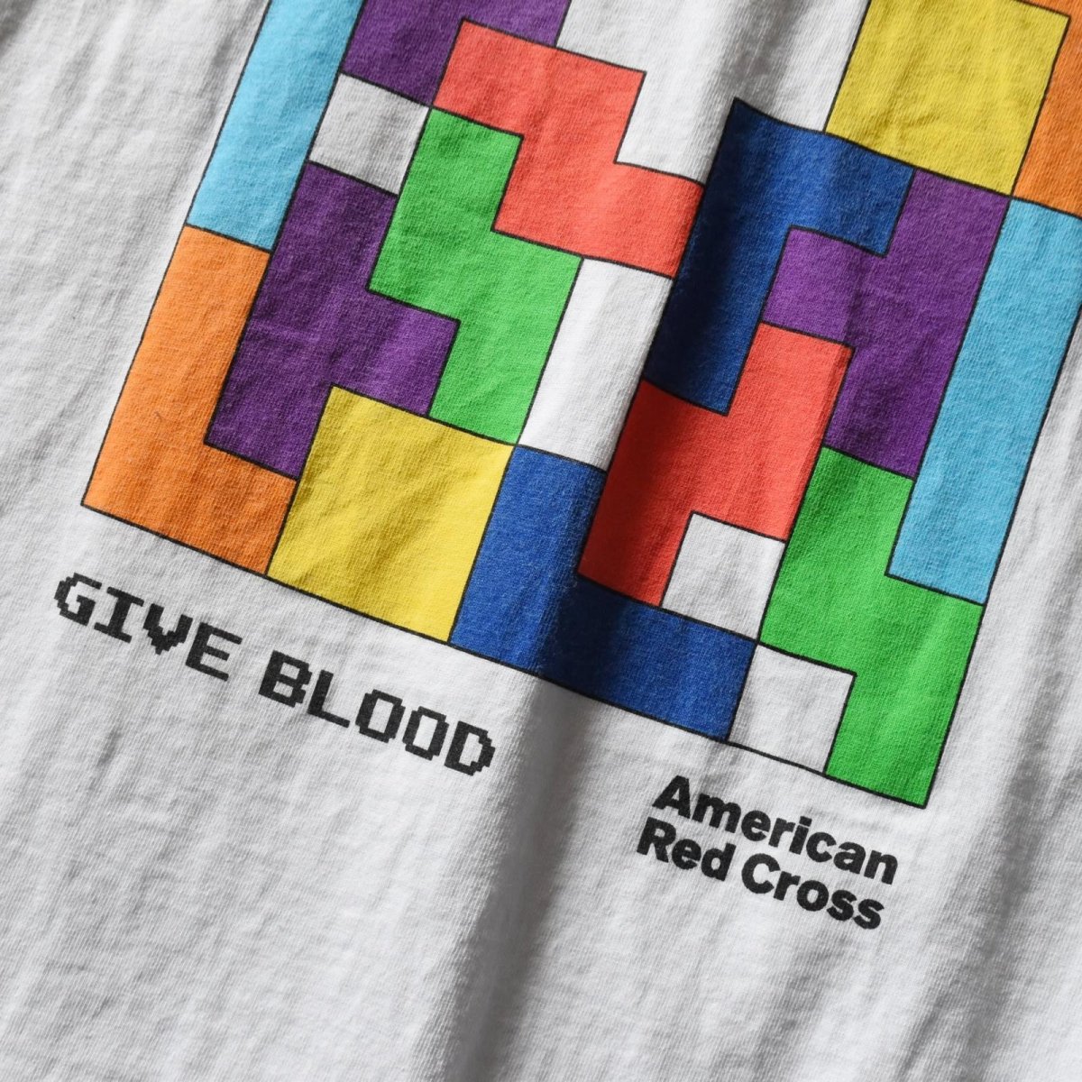 画像7: TETRIS × AMERICAN RED CROSS コラボTシャツ　 表記XL  (7)