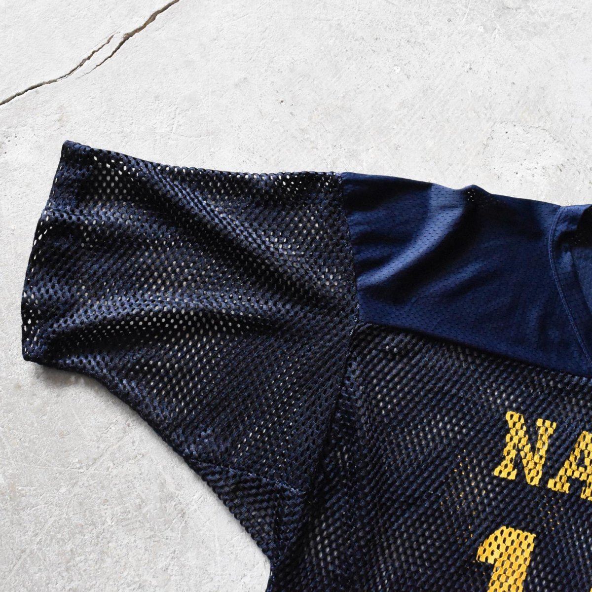 画像5: US.NAVY メッシュフットボールTシャツ　 "MADE IN USA"　 実寸L  (5)
