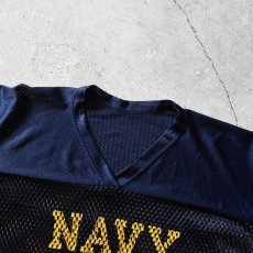 画像3: US.NAVY メッシュフットボールTシャツ　 "MADE IN USA"　 実寸L  (3)