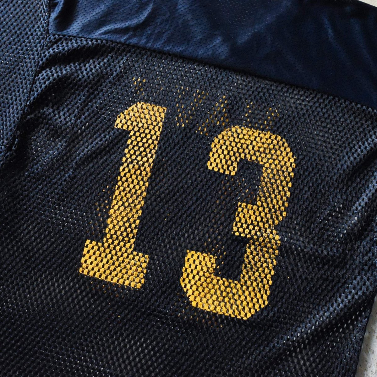 画像8: US.NAVY メッシュフットボールTシャツ　 "MADE IN USA"　 実寸L  (8)