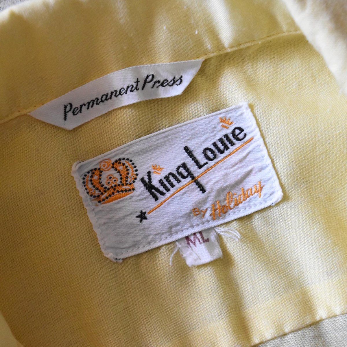 画像3: 1960s〜 King Louie ボーリングシャツ　 "MADE IN USA"　 表記ML  (3)