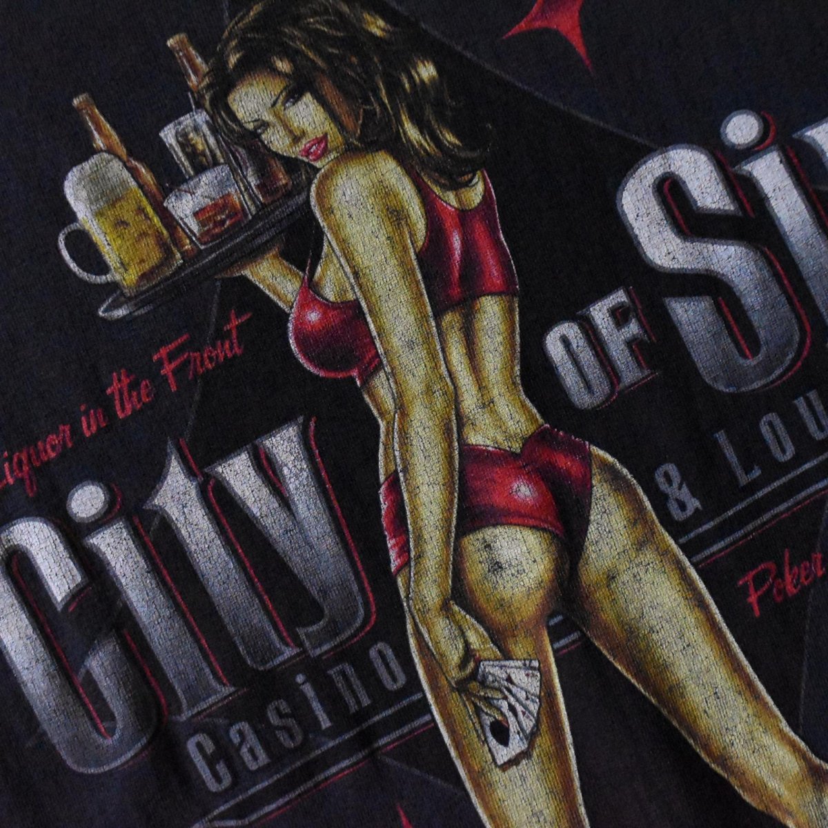 画像9: 2000s CITY OF SIN エロTシャツ　 実寸L  (9)