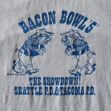 画像4: 1980s BACON BOWL リンガーTシャツ　 "MADE IN USA"　 表記XL  (4)