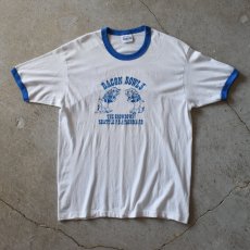 画像1: 1980s BACON BOWL リンガーTシャツ　 "MADE IN USA"　 表記XL  (1)