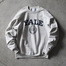画像1: Champion "YALE" カレッジスウェット　 表記M  (1)