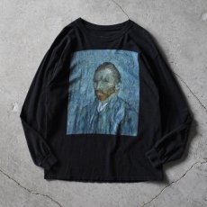 画像1: ゴッホ「自画像」アートTシャツ　 表記L  (1)