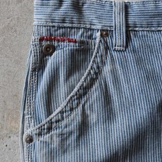 画像10: 1990s Ralph Lauren ヒッコリーペインターパンツ　 表記W34 L30  (10)
