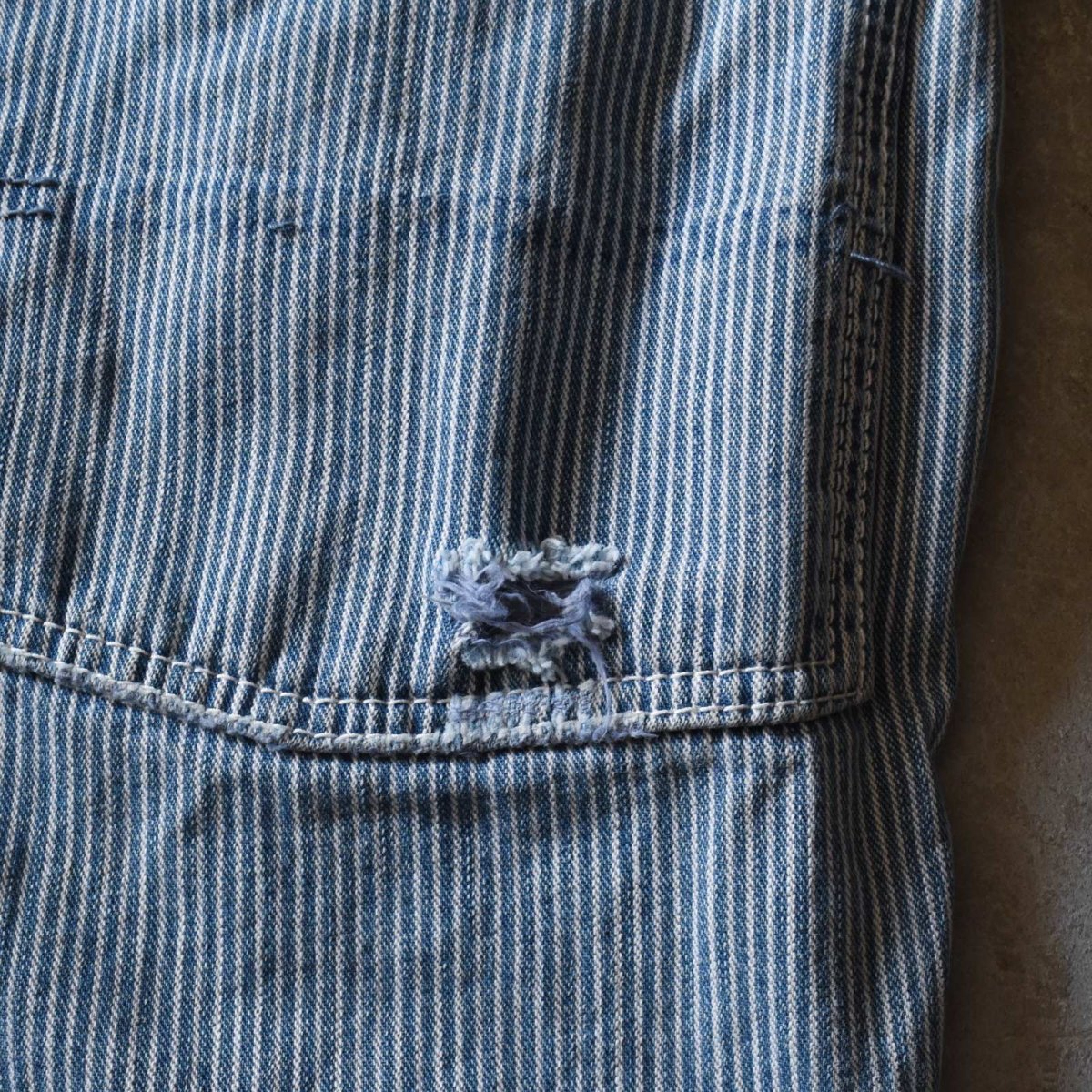 画像18: 1990s Ralph Lauren ヒッコリーペインターパンツ　 表記W34 L30  (18)