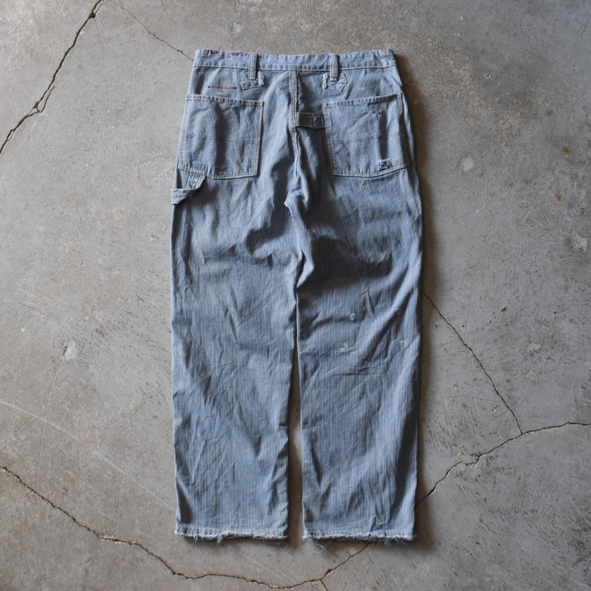 画像3: 1990s Ralph Lauren ヒッコリーペインターパンツ　 表記W34 L30  (3)