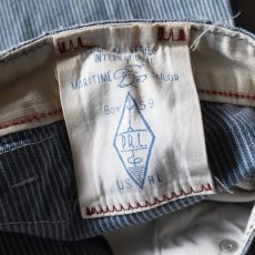 画像4: 1990s Ralph Lauren ヒッコリーペインターパンツ　 表記W34 L30  (4)