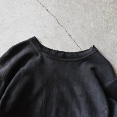 画像4: 1980s Champion リバースウィーブスウェット　 "OVER-DYE BLACK"　 表記XL  (4)