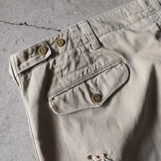 画像17: 90s Polo by Ralph Lauren チノトラウザー　 "犬刺繍"　 表記W36 L30  (17)