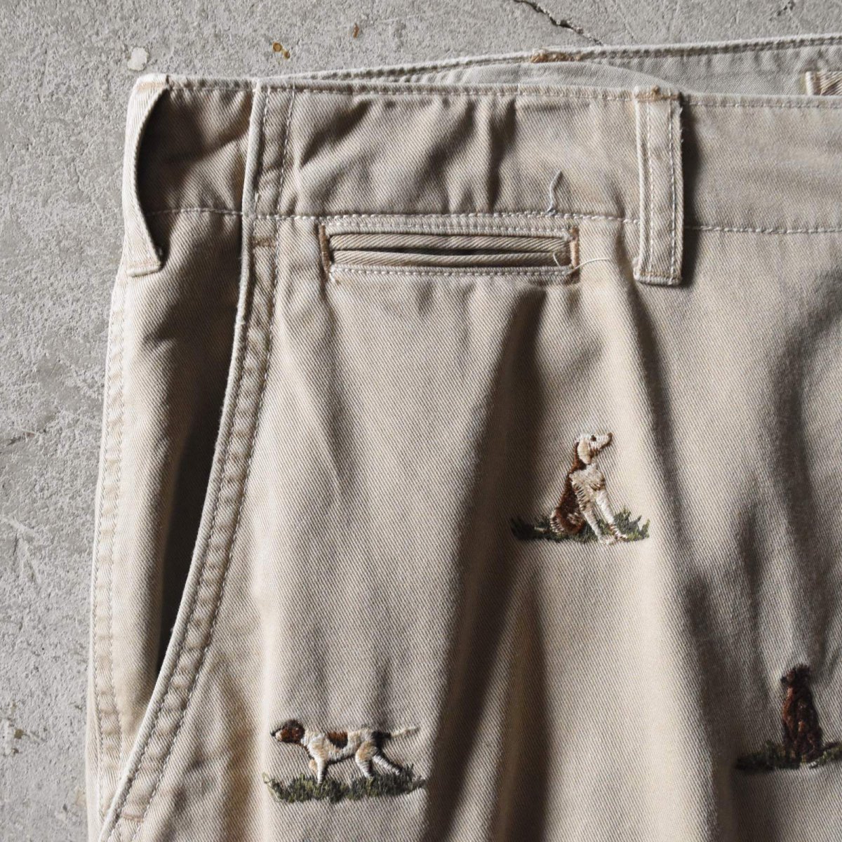 画像6: 90s Polo by Ralph Lauren チノトラウザー　 "犬刺繍"　 表記W36 L30  (6)