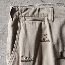 画像6: 90s Polo by Ralph Lauren チノトラウザー　 "犬刺繍"　 表記W36 L30  (6)