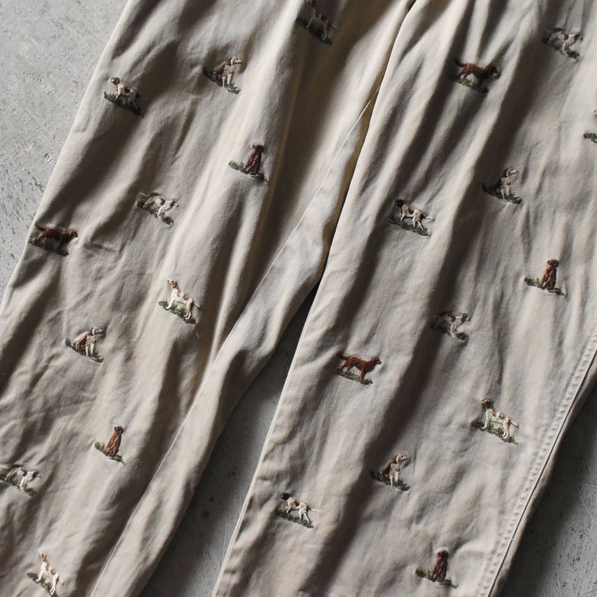 画像11: 90s Polo by Ralph Lauren チノトラウザー　 "犬刺繍"　 表記W36 L30  (11)