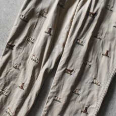 画像11: 90s Polo by Ralph Lauren チノトラウザー　 "犬刺繍"　 表記W36 L30  (11)