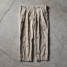 画像3: 90s Polo by Ralph Lauren チノトラウザー　 "犬刺繍"　 表記W36 L30  (3)