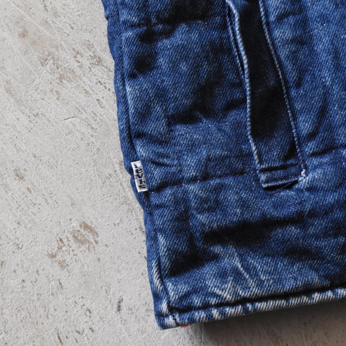 画像11: 1990s Levi's リバーシブルキルティングデニムベスト　 表記L  (11)