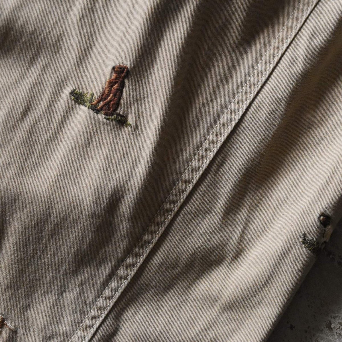 画像14: 90s Polo by Ralph Lauren チノトラウザー　 "犬刺繍"　 表記W36 L30  (14)
