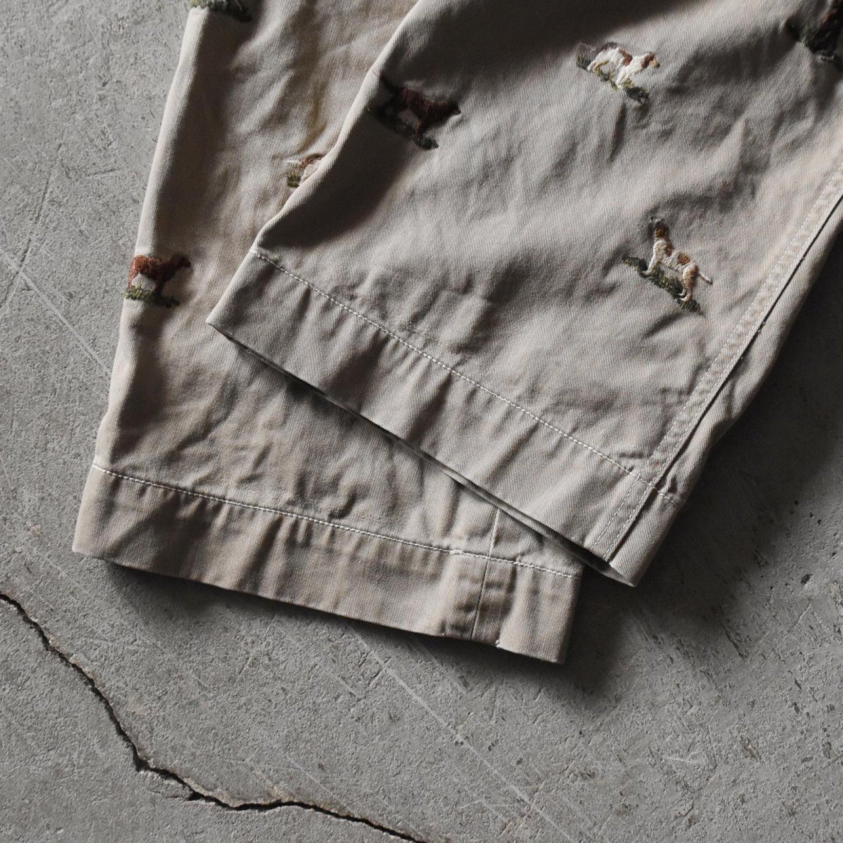 画像15: 90s Polo by Ralph Lauren チノトラウザー　 "犬刺繍"　 表記W36 L30  (15)
