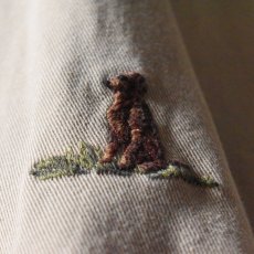 画像13: 90s Polo by Ralph Lauren チノトラウザー　 "犬刺繍"　 表記W36 L30  (13)