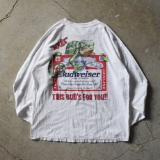 画像1: 1990s Budweiser 長袖カメレオンTシャツ　 "MADE IN MEXICO"　 表記XXL  (1)