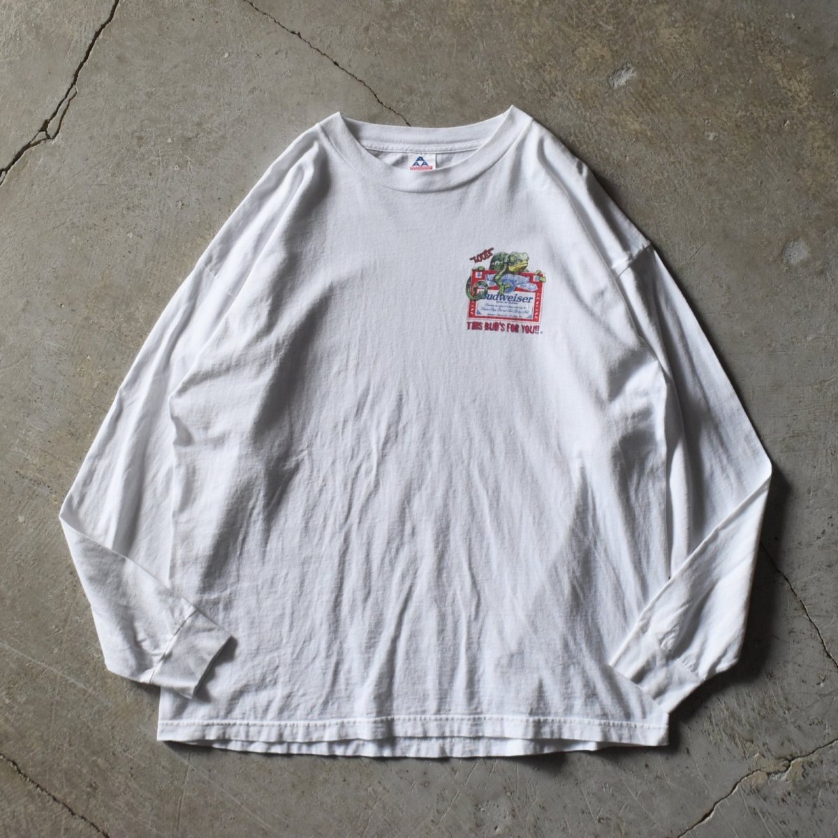 画像2: 1990s Budweiser 長袖カメレオンTシャツ　 "MADE IN MEXICO"　 表記XXL  (2)