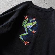画像10: 1990s HARLEQUIN N.G. カエル アートスウェット　 "MADE IN USA"　 表記XXL  (10)