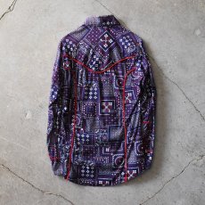 画像3: 1970s LARRY MAHAN ウエスタンシャツ　 "MADE IN USA"　 表記15-15 1/2  (3)