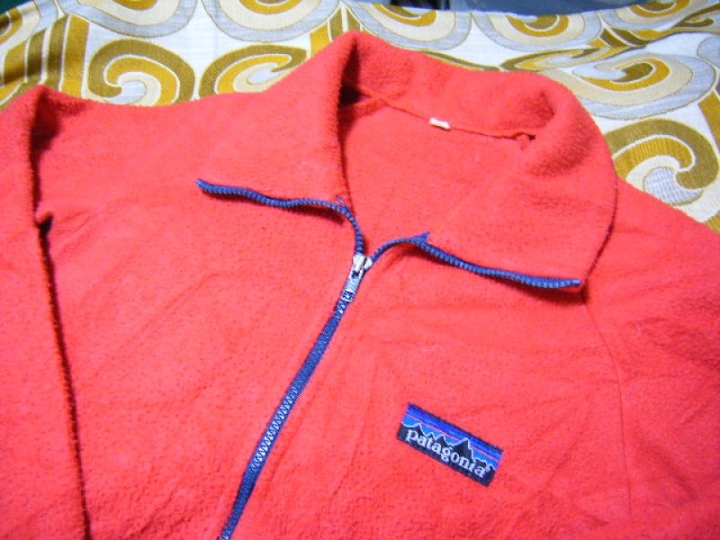 画像1: 1980s【Patagonia】?デカタグ?フリースジャケット RED/M