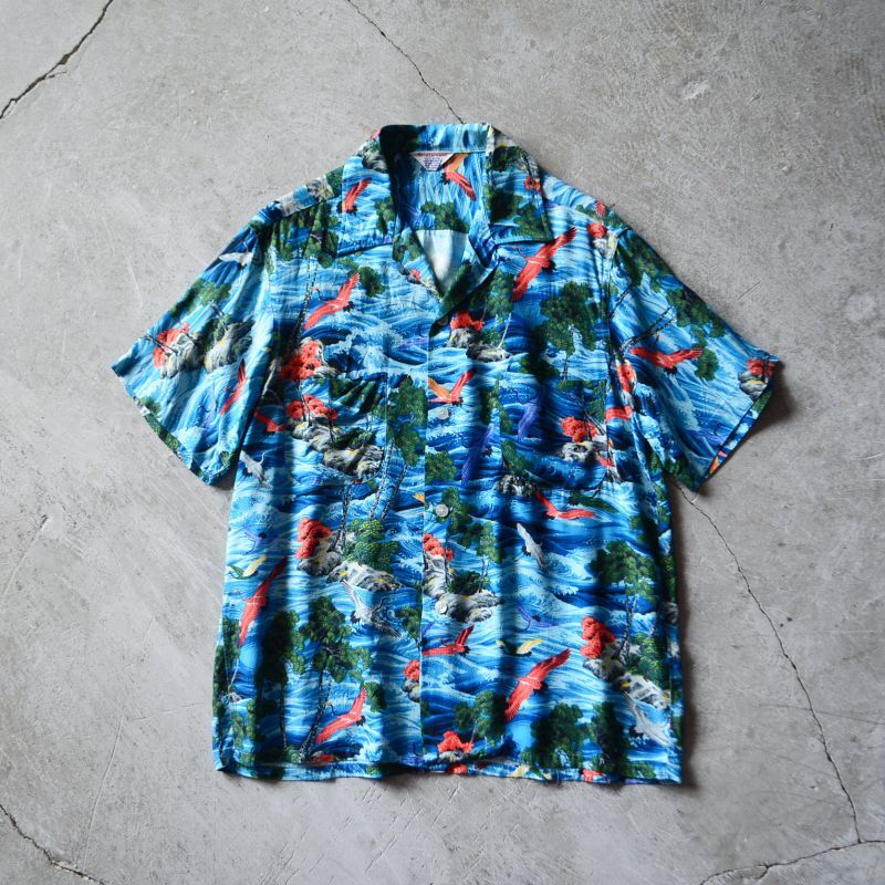 新着!!〝60s SPORTS WEAR RAYON HAWAIIAN SHIRT /MADE IN JAPAN〟一般販売開始です。