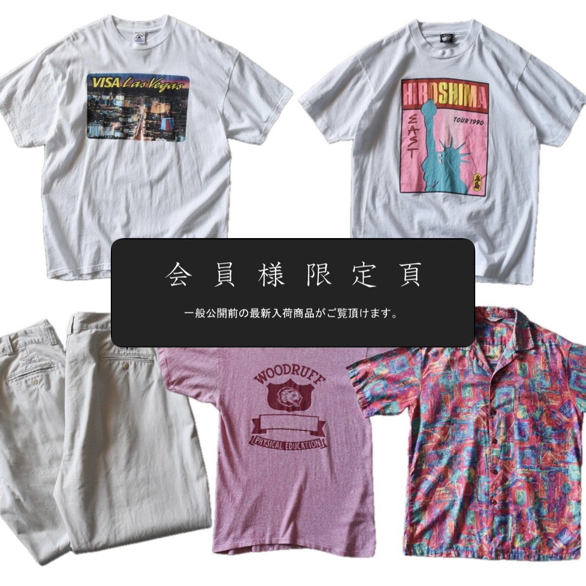 会員限定ページ更新｜新入荷6点追加しました