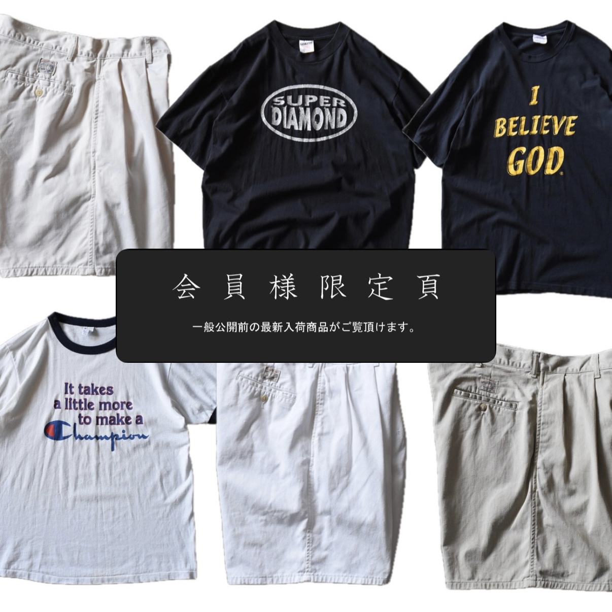 会員限定ページ更新｜新入荷6点追加しました